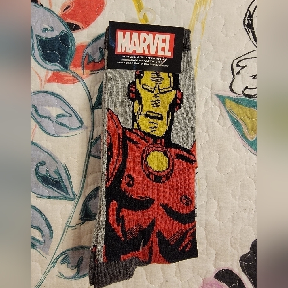 NWT 2 Pack Men's Marvel Socks